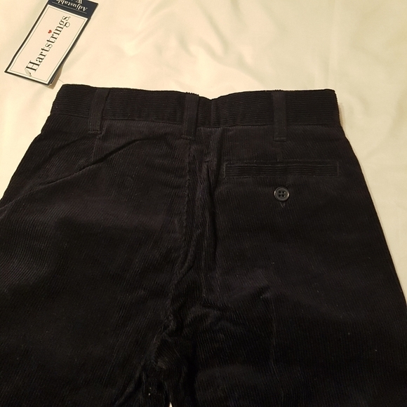 Hartstrings boys size 4T midnight blue corduroy pants, New - Picture 3 of 5